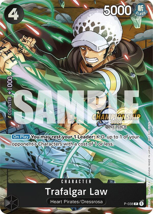 Trafalgar Law - P-038 (CS 2024 Event Pack) P-038 PR Foil