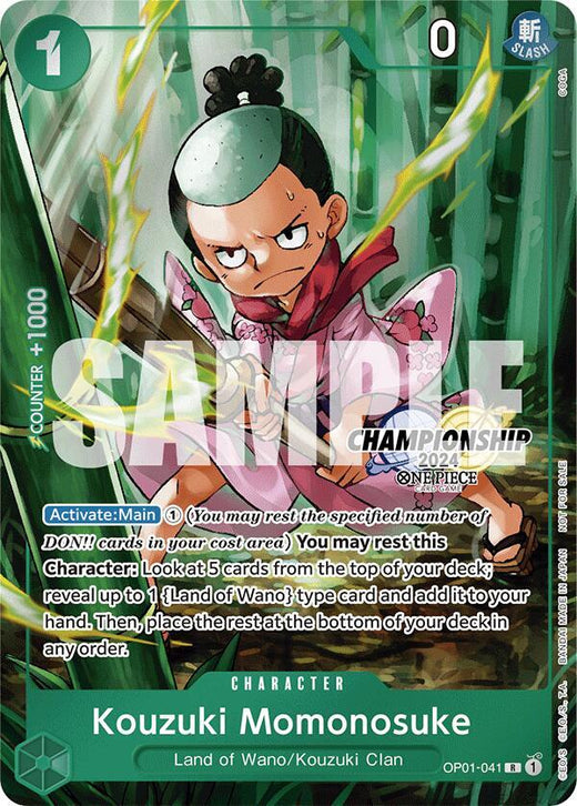 Kouzuki Momonosuke (CS 2024 Celebration Pack) OP01-041 R Foil