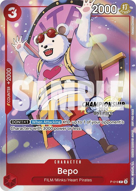Bepo (CS 2024 Celebration Pack) P-019 PR Foil