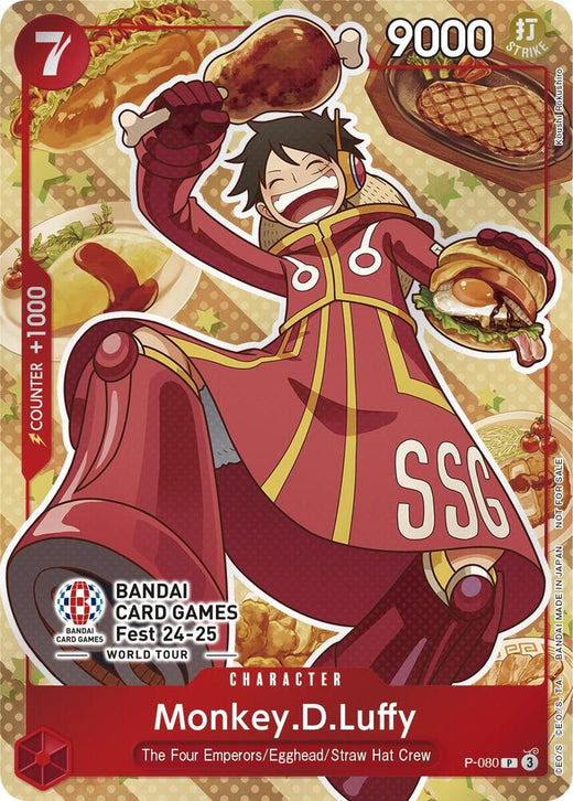 Monkey.D.Luffy (Bandai Card Games Fest 24-25) P-080 PR