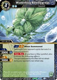 Waterbug Beetlegrass (Store Tournament & Sealed Deck Pack Vol.1) | Battle Spirits Saga Promo Cards | Promo | Normal | #PR-053