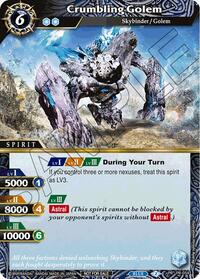 Crumbling Golem (Store Tournament & Sealed Deck Pack Vol.1) | Battle Spirits Saga Promo Cards | Promo | Normal | #PR-054