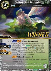 Winterfae Budmium (Store Tournament & Sealed Deck Pack Vol.1 -Winner-) | Battle Spirits Saga Promo Cards | Promo | Holofoil | #PR-051