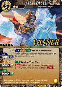 Pegasus Angel (Store Tournament & Sealed Deck Pack Vol.1 -Winner-) | Battle Spirits Saga Promo Cards | Promo | Holofoil | #PR-048