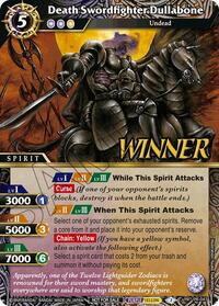 Death Swordfighter Dullabone (Store Tournament & Sealed Deck Pack Vol.1 -Winner-) | Battle Spirits Saga Promo Cards | Promo | Holofoil | #PR-047