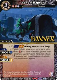 Venom Raptor (Store Tournament & Sealed Deck Pack Vol.1 -Winner-) | Battle Spirits Saga Promo Cards | Promo | Holofoil | #PR-045