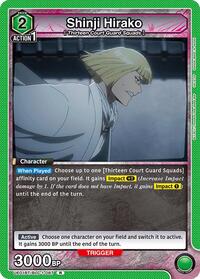 Shinji Hirako (087) | UE01BT: BLEACH: Thousand-Year Blood War | Rare | Foil | #UE01BT/BLC-1-087