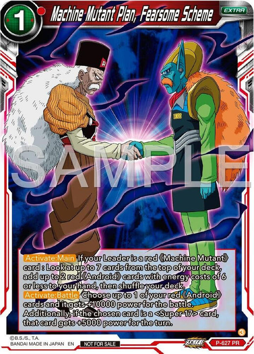 Machine Mutant Plan, Fearsome Scheme (Zenkai Series Tournament Pack Vol.9) P-627 Promo