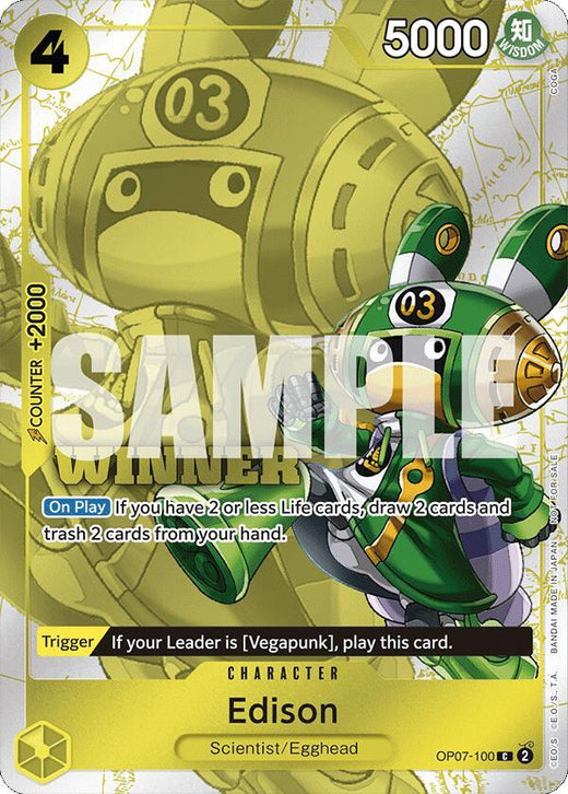 Edison (Winner Pack 2024 Oct.-Dec.) OP07-100 C Foil