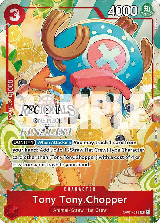 Tony Tony.Chopper (Offline Regional 2024 Vol. 3) [Finalist] OP01-015 UC Foil