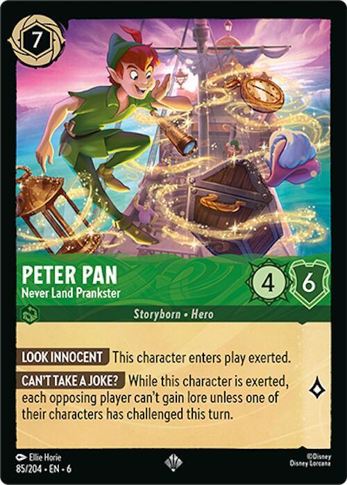 Peter Pan - Never Land Prankster 85/204 Super Rare