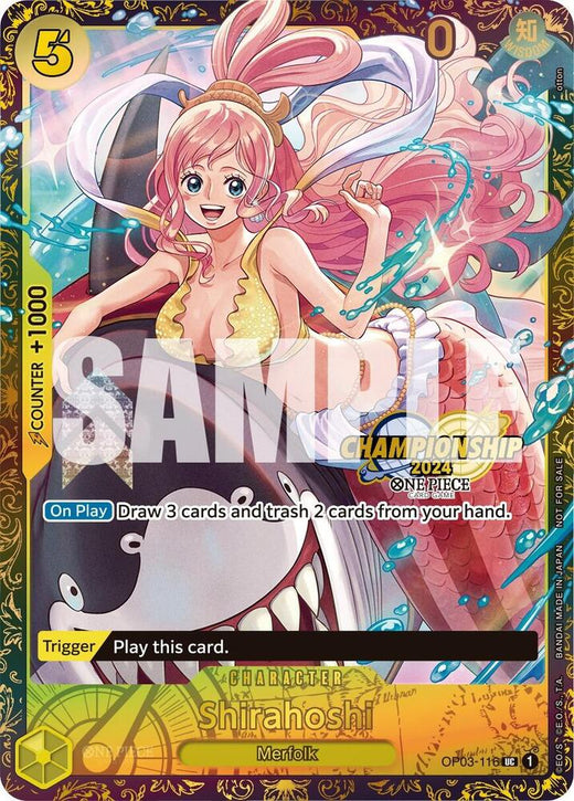 Shirahoshi (October Championship 2024 Online Regional) OP03-116 UC Foil