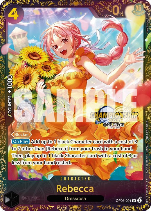 Rebecca (October Championship 2024 Online Regional) OP05-091 SR