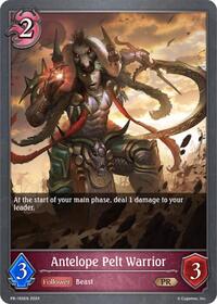 Antelope Pelt Warrior | Shadowverse: Evolve Promo Cards | Promo | Normal | #PR-160EN