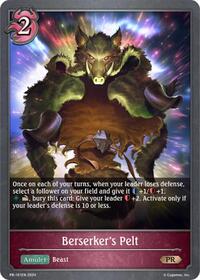 Berserker's Pelt | Shadowverse: Evolve Promo Cards | Promo | Normal | #PR-161EN
