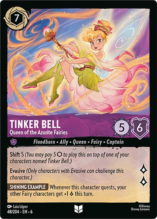 Tinker Bell - Queen of the Azurite Fairies 48/204 Uncommon