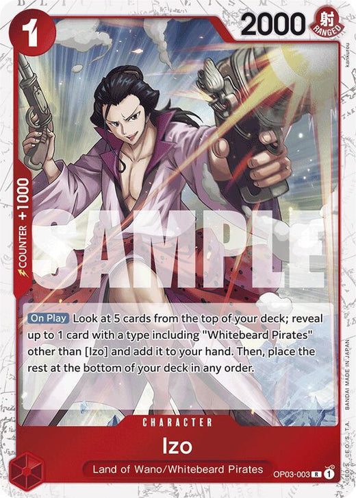 Izo (OP03-003) (Jolly Roger Foil) OP03-003 R