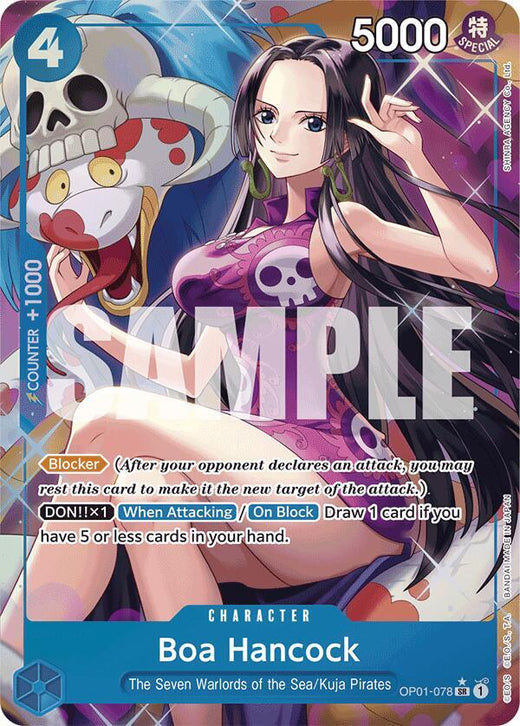 Boa Hancock (OP01-078) (Alternate Art) OP01-078 SR Foil