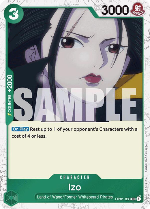 Izo (OP01-033) (Jolly Roger Foil) OP01-033 UC