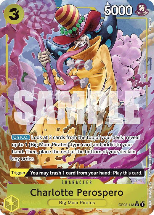 Charlotte Perospero (Alternate Art) OP03-113 SR Foil