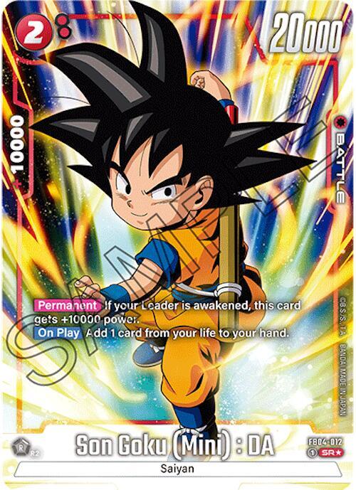 Son Goku (Mini) : DA FB04-012 SR AA