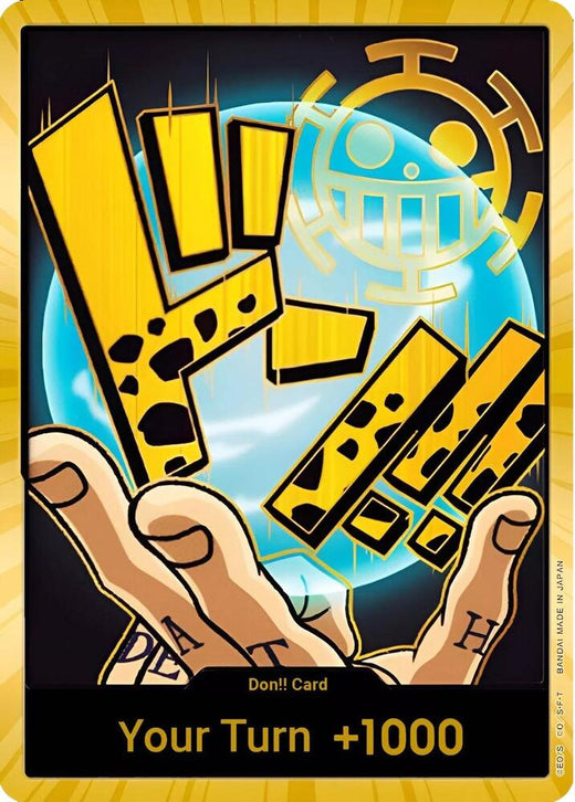 DON!! Card (Trafalgar Law) (Gold) DON!! Foil