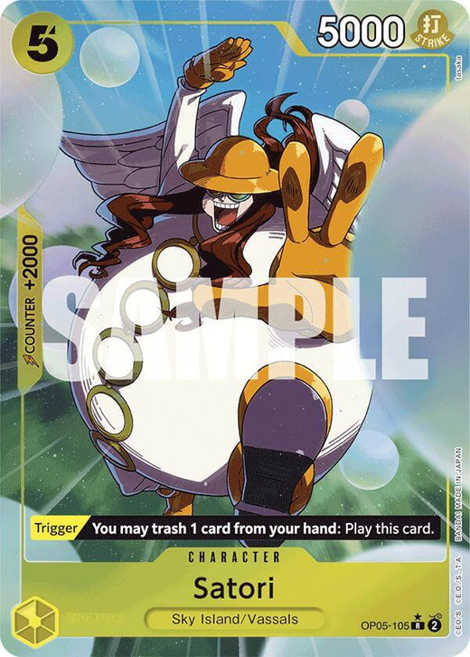 Satori (Alternate Art) OP05-105 R Foil
