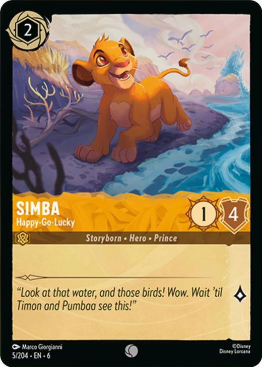 Simba - Happy-Go-Lucky 5/204 Common