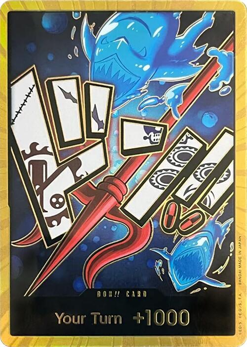DON!! Card (Hody Jones) (Gold) DON!! Foil