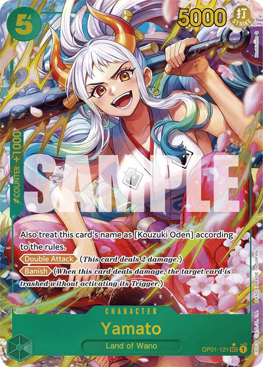 Yamato (OP01-121) (Alternate Art) OP01-121 SEC Foil