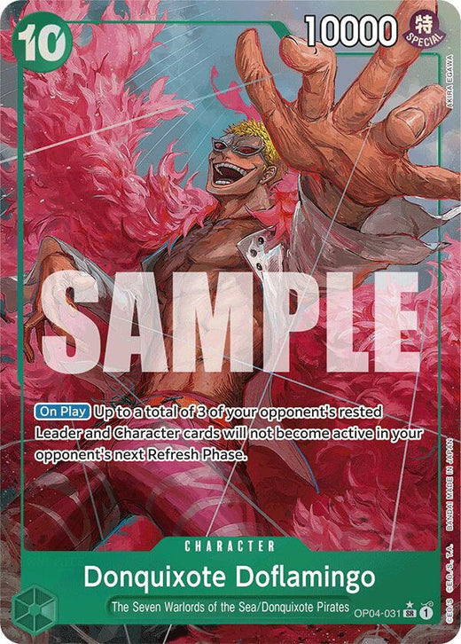 Donquixote Doflamingo (Alternate Art) OP04-031 SR Foil