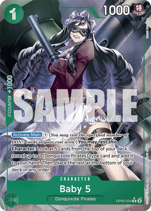 Baby 5 (OP05-034) (Full Art) OP05-034 R Foil