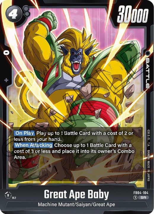 Gran Simio Bebé FB04-104 SR Foil