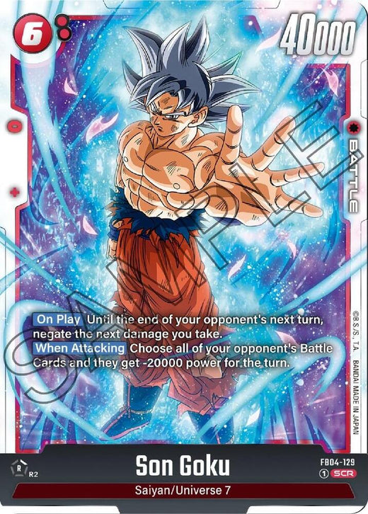 Son Goku FB04-129 SCR Foil
