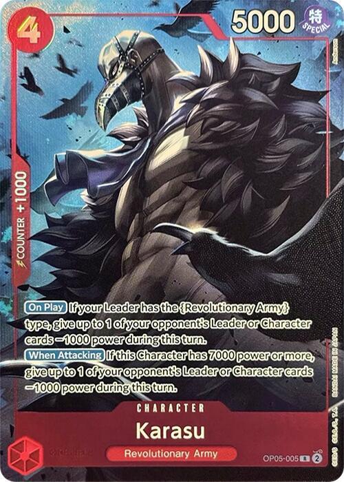 Karasu (Premium Card Collection -Best Selection Vol. 2-) OP05-005 R Foil