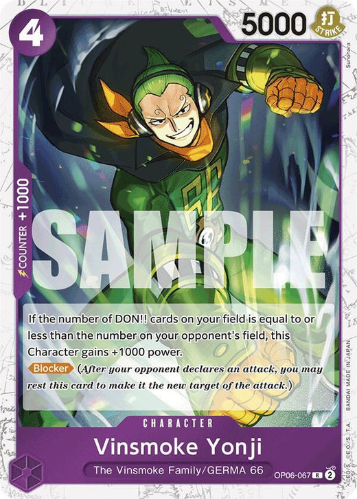 Vinsmoke Yonji (OP06-067) (Jolly Roger Foil) OP06-067 R