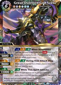 Great Overlord God Szesc | Battle Spirits Saga Promo Cards | Promo | Holofoil | #PR-068