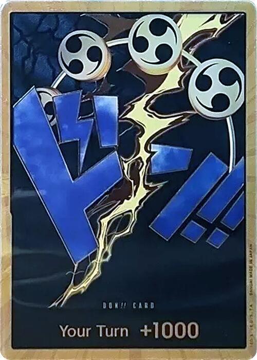 DON!! Card (Enel) (Gold) DON!! Foil