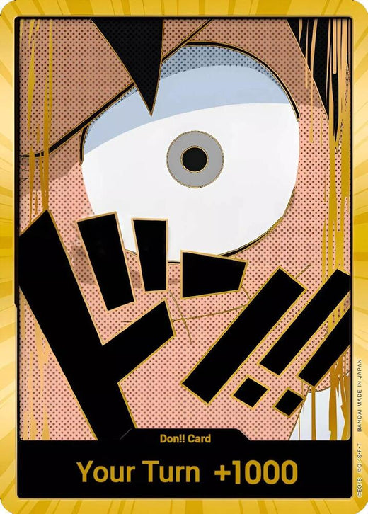 DON!! Card (Luffy) (Gold) DON!! Foil