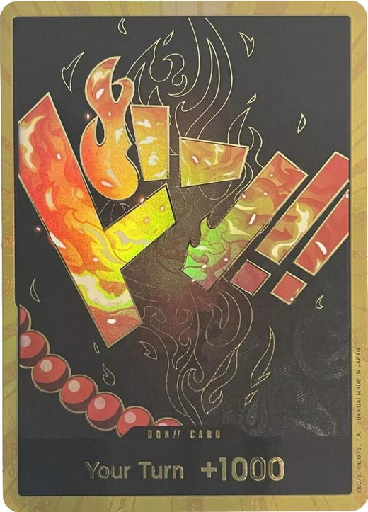 DON!! Card (Ace) (Gold) DON!! Foil