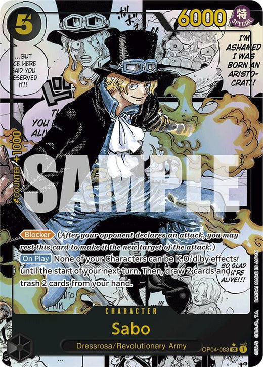 Sabo (OP04-083) (Manga) OP04-083 SR Foil