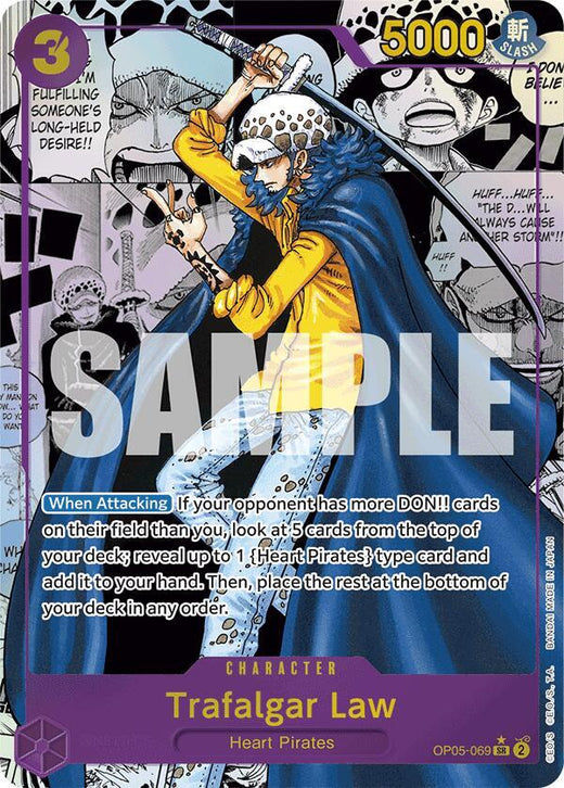 Trafalgar Law (OP05-069) (Manga) OP05-069 SR Foil