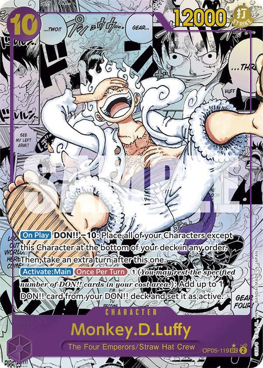 Monkey.D.Luffy (OP05-119) (Manga) OP05-119 SEC Foil