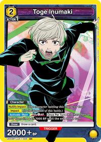 Toge Inumaki (005) | UE03BT: Jujutsu Kaisen | Super Rare | Foil | #UE03BT/JJK-1-005