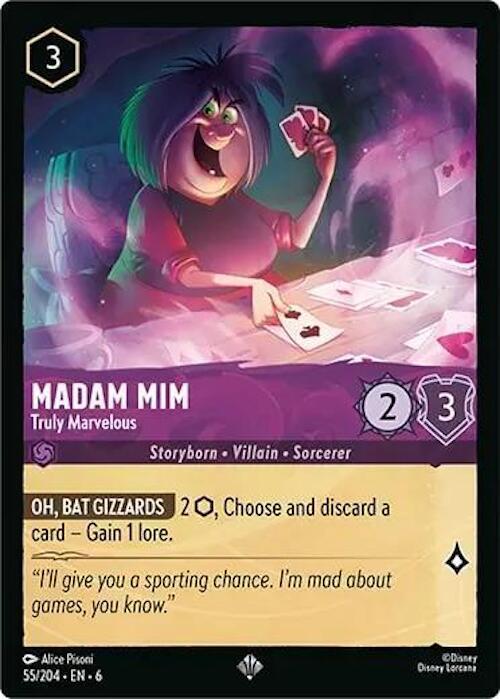 Madam Mim - Truly Marvelous 55/204 Super Rare