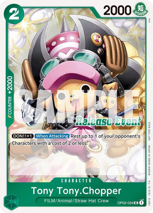 Tony Tony.Chopper (ST15 - ST20 Release Event Winner Pack) OP02-034 UC Foil