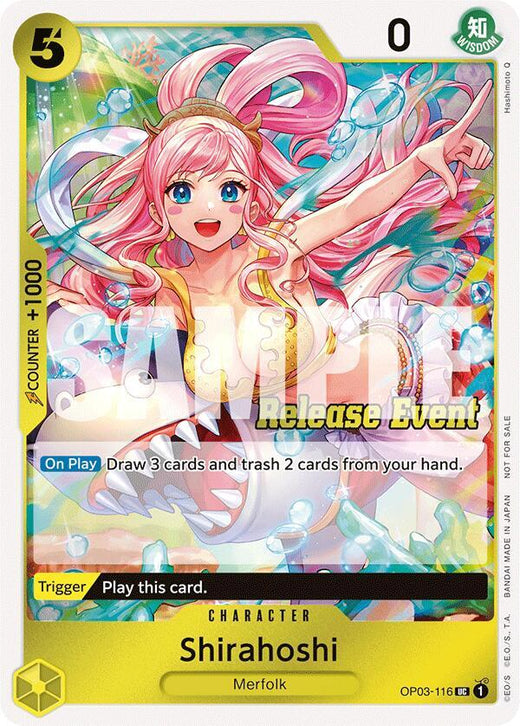 Shirahoshi (ST15 - ST20 Release Event Winner Pack) OP03-116 UC Foil