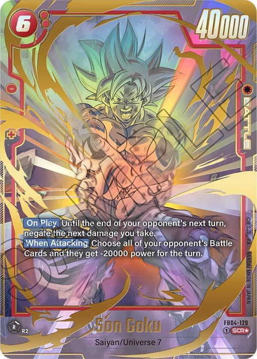 Son Goku FB04-129 SCR AA
