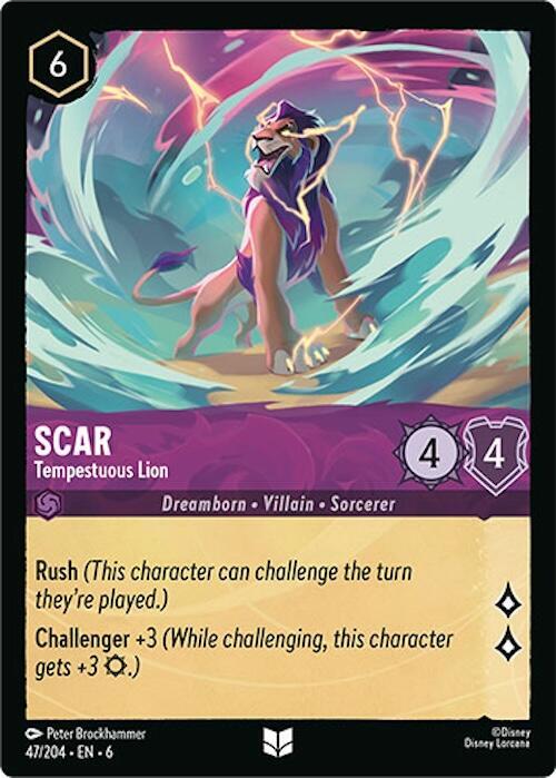 Scar - Tempestuous Lion 47/204 Uncommon