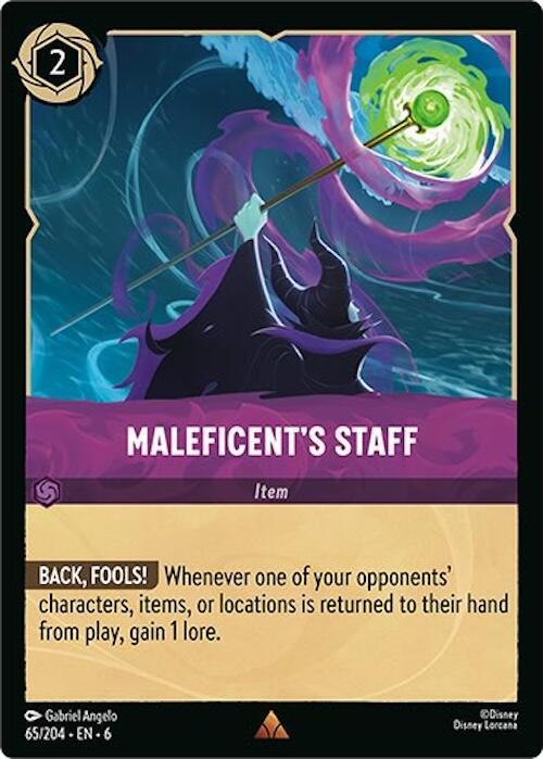 Maleficent's Staff 65/204 Rare
